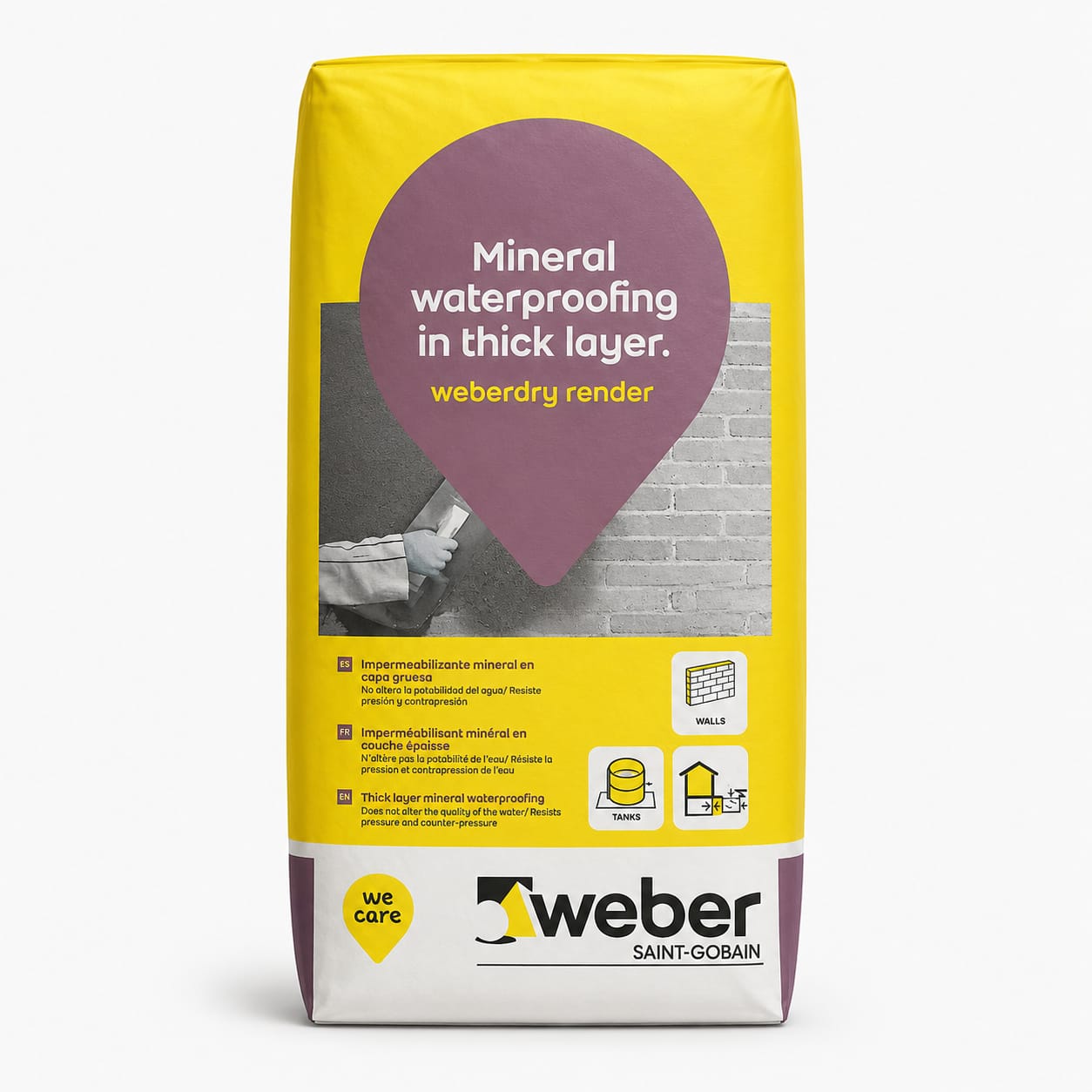 Weber Dry Render - 20kg