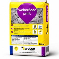 Weber Floor Print Grafito - 20kg
