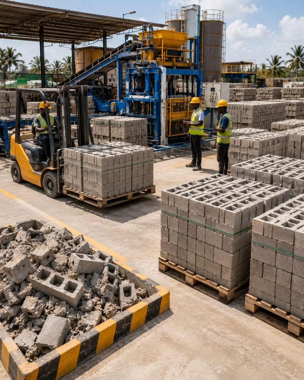 How Concrete Admixtures Can Reduce Block Production Waste