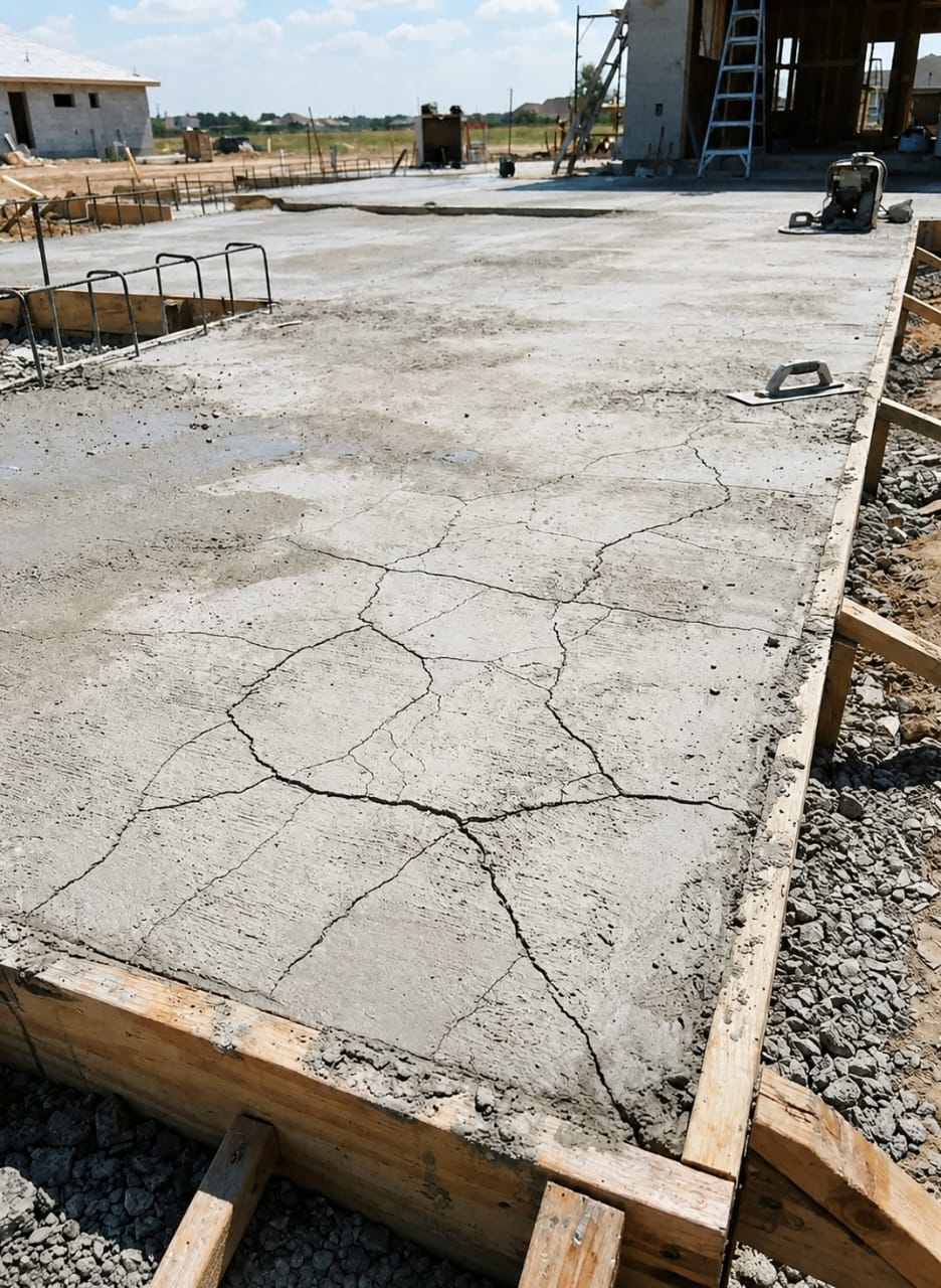 Why Concrete Shrinkage Cracks Develop and Why Proper Curing Matters