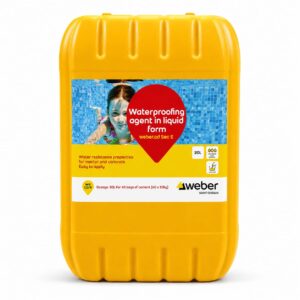 Weber Admix Sec E 20 L integral waterproofing admixture